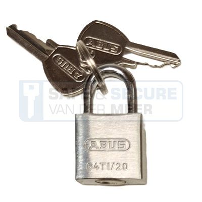 Abus hangslot titalium 64/20  